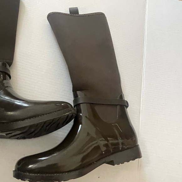 Michael Kors charm stretch rain boot Brown size 6 - Picture 8 of 16
